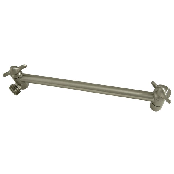 10" High-Low Shower Arm Adjustable, Brushed Nickel
